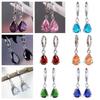Viya E-Commerce Copper Inlaid Pink Zircon Women'S Earrings Women'S Engagement Jewelry