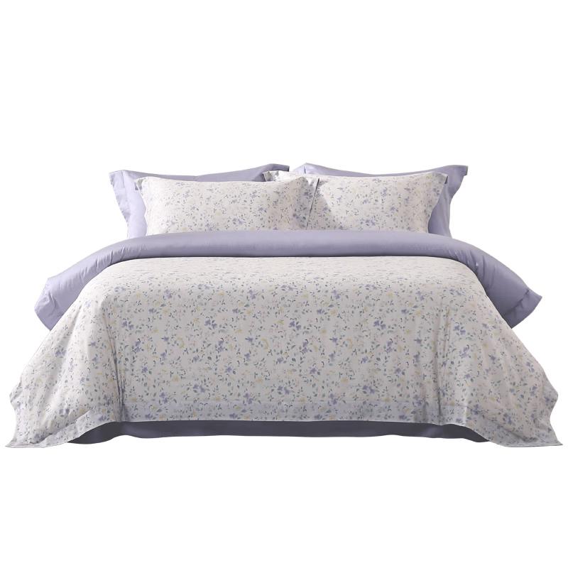 Mercury Home Textiles 100% Long-Staple Cotton 4-Piece Bedding Set