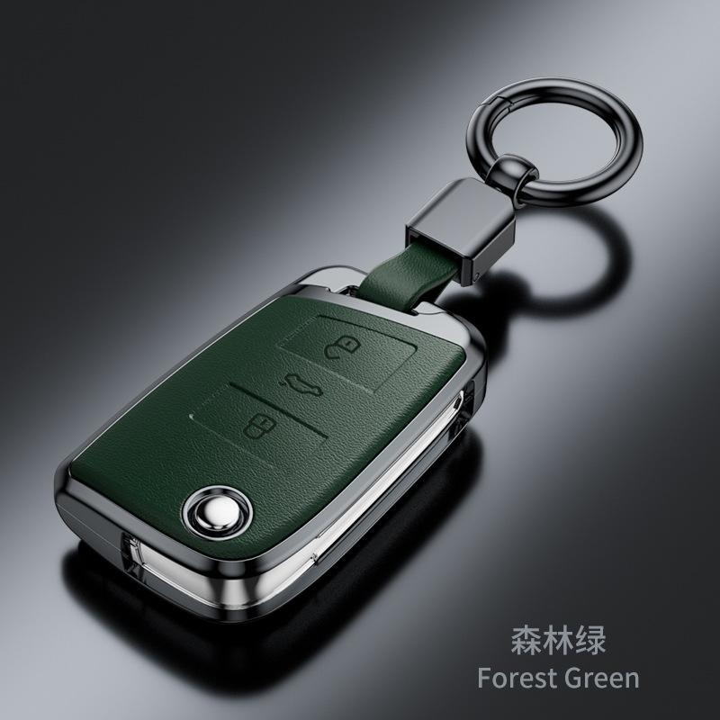 Plastic Car Key Case Remote Cover Shell Holder Keyring Fob For VW Volkswagen T-ROC Golf 7 Polo Tiguan T-Cross Jetta EOS Beetle
