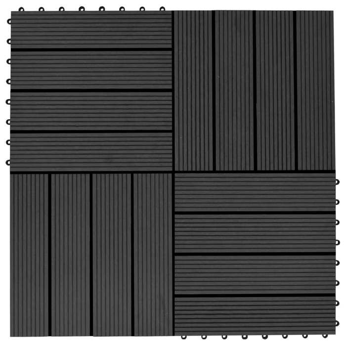VidaXL 22x Carreaux de Terrasse Carreaux de Patio Carreaux de Balcon Carreaux de Jardin Carreaux de Sol Carreaux de Plancher 277800
