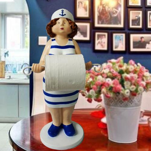 Resin Kitchen Paper Towel Holder Creative Household Paper Roll Holder Vertical Chef  Towel Holder Toilet
