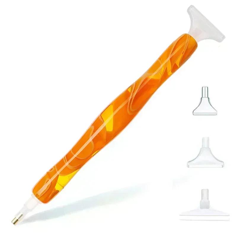 5D DIY Diamond Pen Spot Drill Pen Set Resin Diamond Embroidery Tool Accessories Multifunctional 5 Pen Head Spot Drill Tool