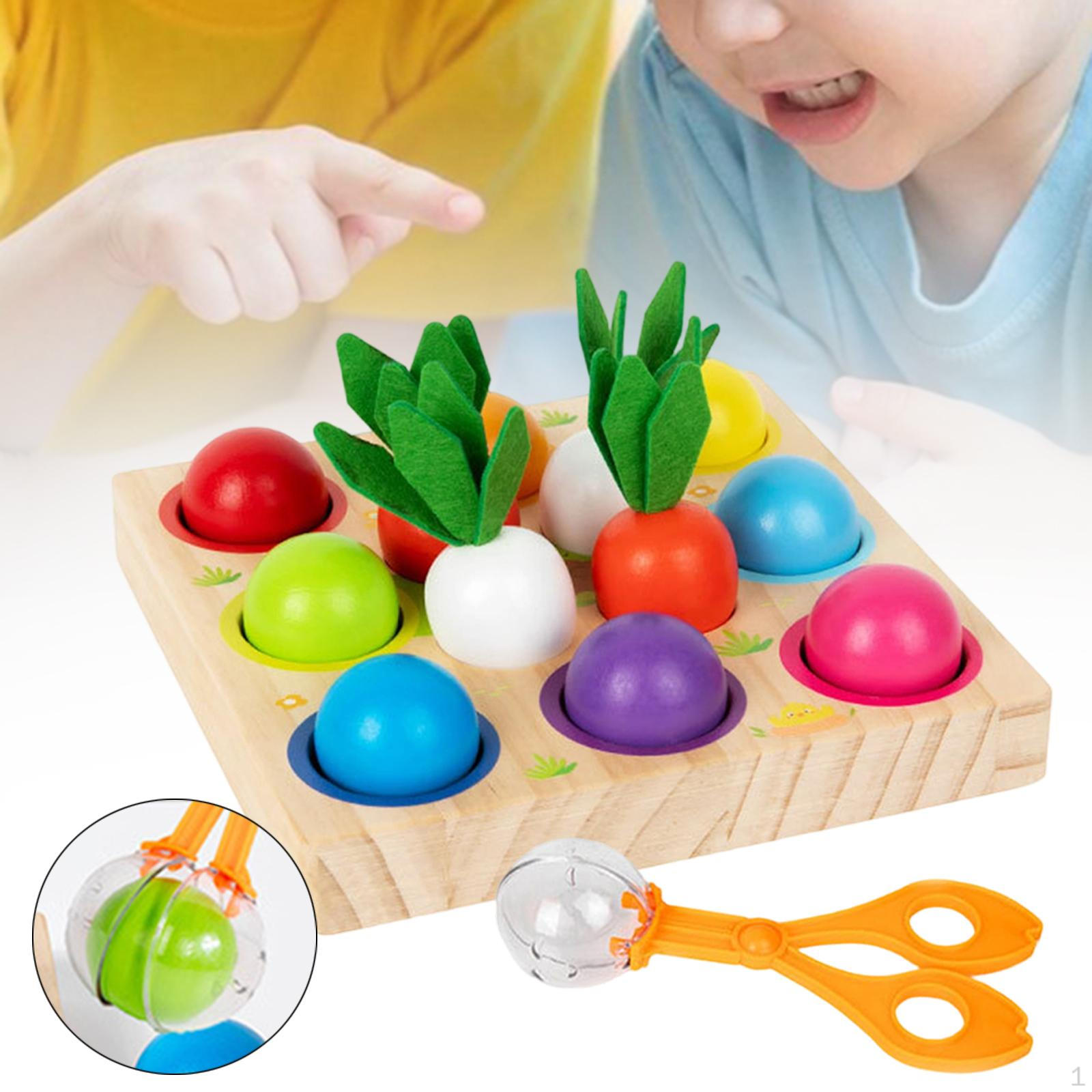 

Rainbow Balls Peg Board Game Classify and Match Toys Enhancing Cognitive Abilities Gift Fine