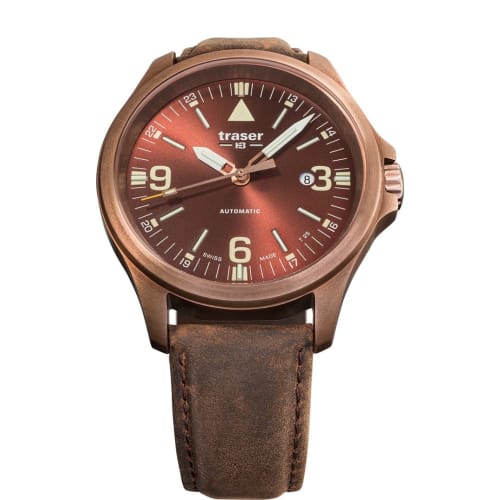 

Годинник чоловічий Tracer P67 Officer Pro Automatic Bronze Brown 108073