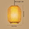 Woven Rattan Pendant Lamp Hand Knitted Ceiling Light Rural Handmade Wicker Chandelier  Bedroom
