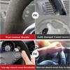 Hand-stitched  Style for Skoda Octavia Superb Kamiq 2 Spoke Steering Wheel -2024 Black Leather Steering Wheel Cover