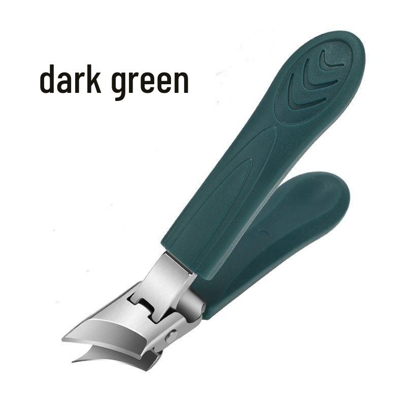 

Ultra-Thin Angled Stainless Steel Nail Clippers with Large Opening and Gear Switch for Cuticle Care