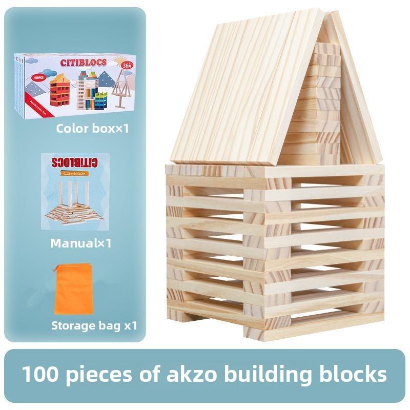 

Архимед Здание Детский Набор Блоков Деревянные Полоски Рейки Конструктор для Малышей Original A