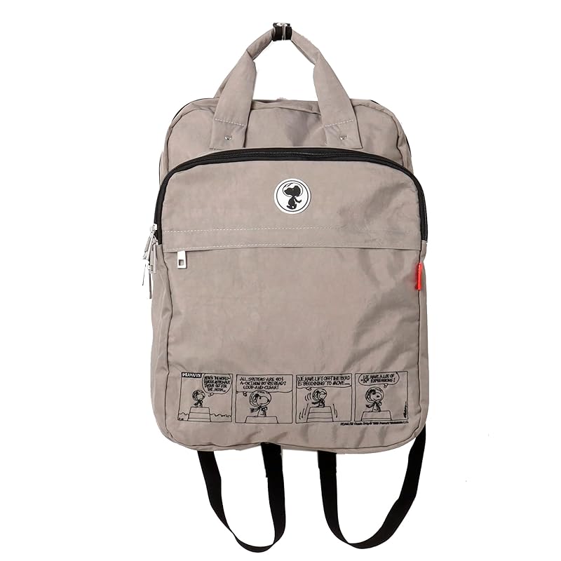 

[ZUCCHERO] backpack ladies large capacity lightweight light snoopy Goods adult for mother bag peanuts water repellent nylon 2way Zucchero bag present