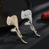 Exquisite Shiny  Tulip Brooches For Women Clothing Coat Jewelry Accessries Gift