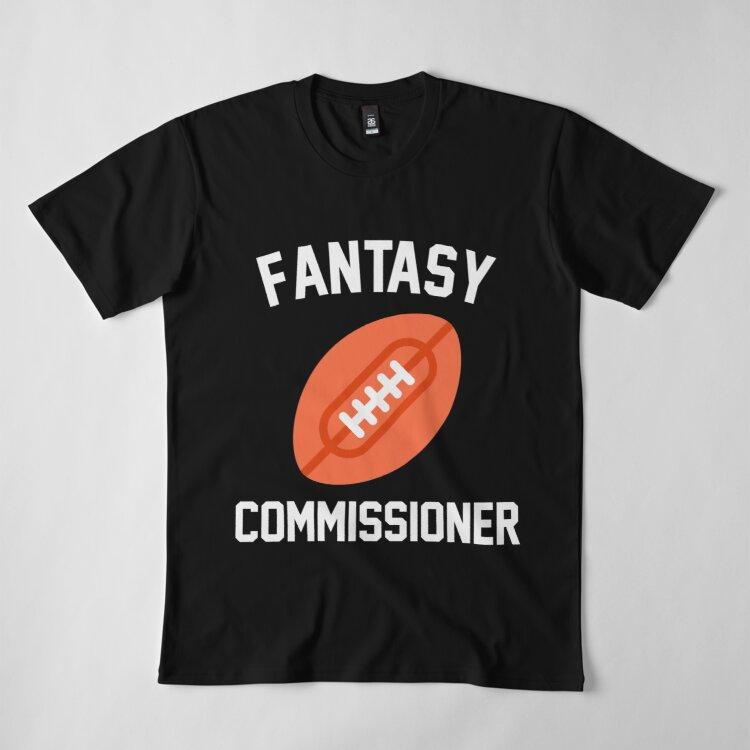 Buy Men Premium Cotton Harajuku TShirt Fantasy Football Commissioner