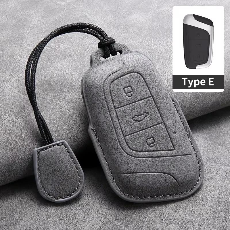 Car Key Case Cover For Chery Tigo 8 Plus Arrizo E 5 8plus 5x Anti-Scratch Durable Car Keychain Protector Shell Holder Accessorie