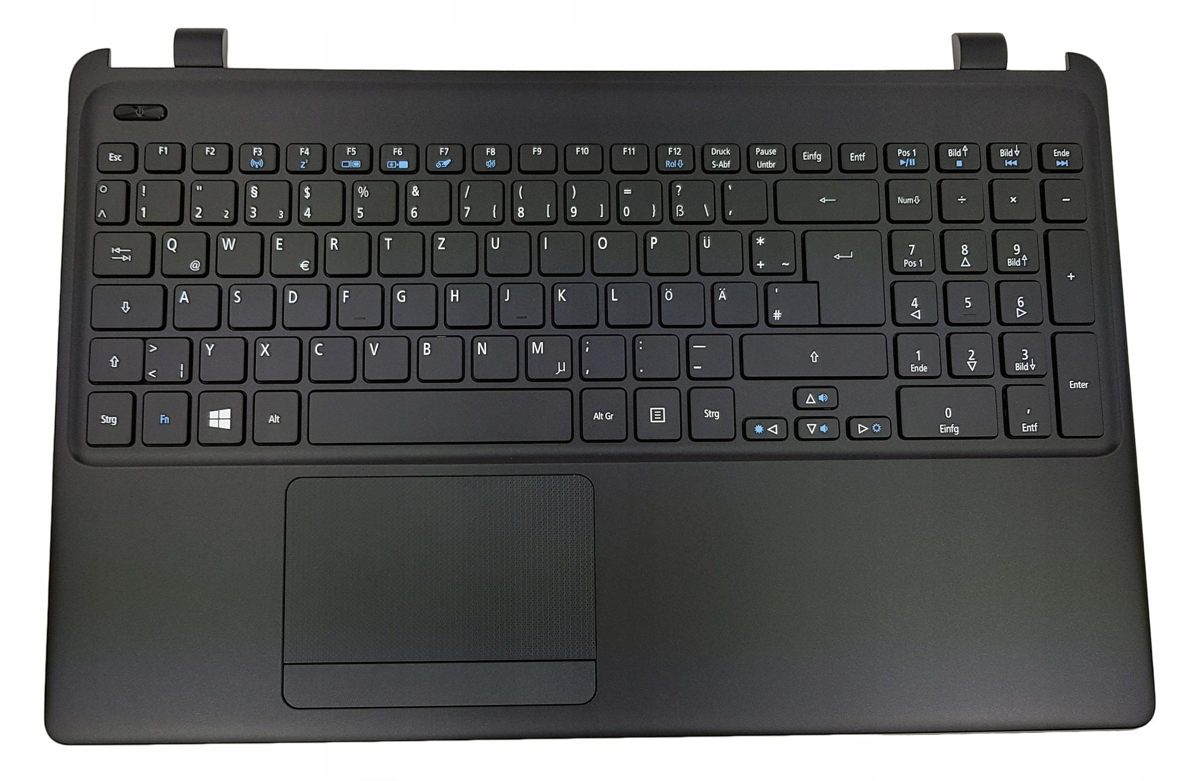 Nový kryt klávesnice s touchpadom Acer Aspire E1-522 Ms2372 Nemecký Qwertz