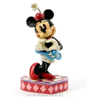 Jim Shore pentru Enesco Tradition Minnie Figura 7 inch (Simbolul Iubirii)