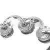 Metallglocken Handgehaltene Party Perkussionsinstrumente Trommel Tamburin Doppelreihiges Tamburin Blumenform Musikalische Tamburine