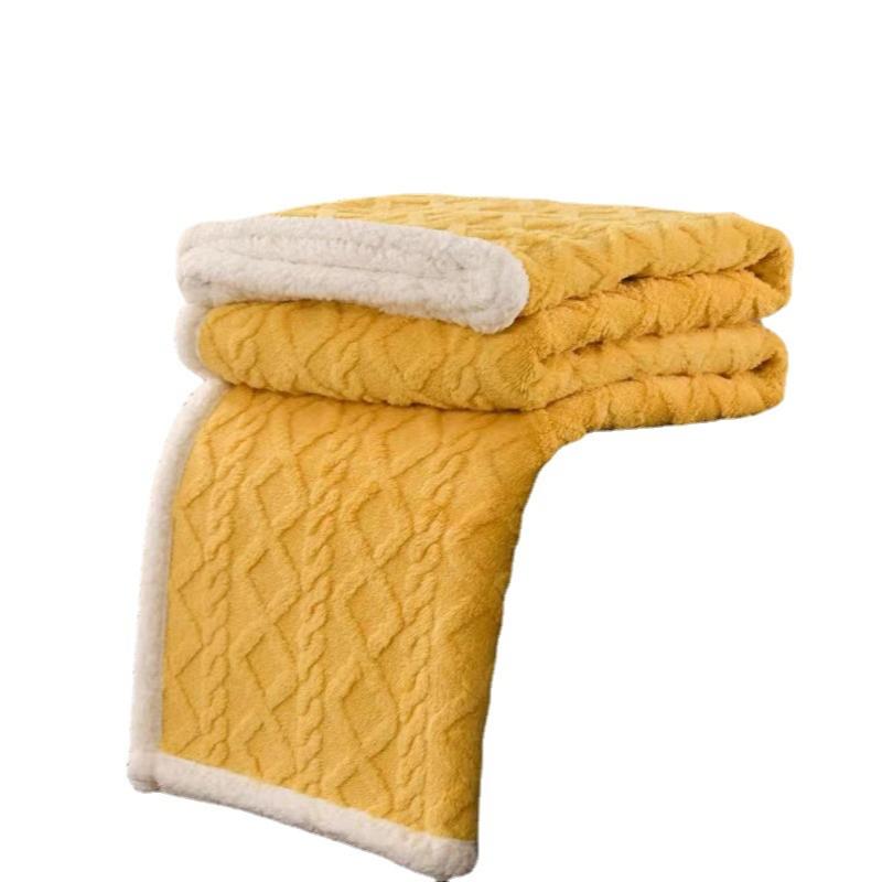 Sherpa Throw Blanket for Couch - Cozy Blanket for Bed, Soft Fuzzy Blankets, Fleece Thick Warm Blanket for Winter