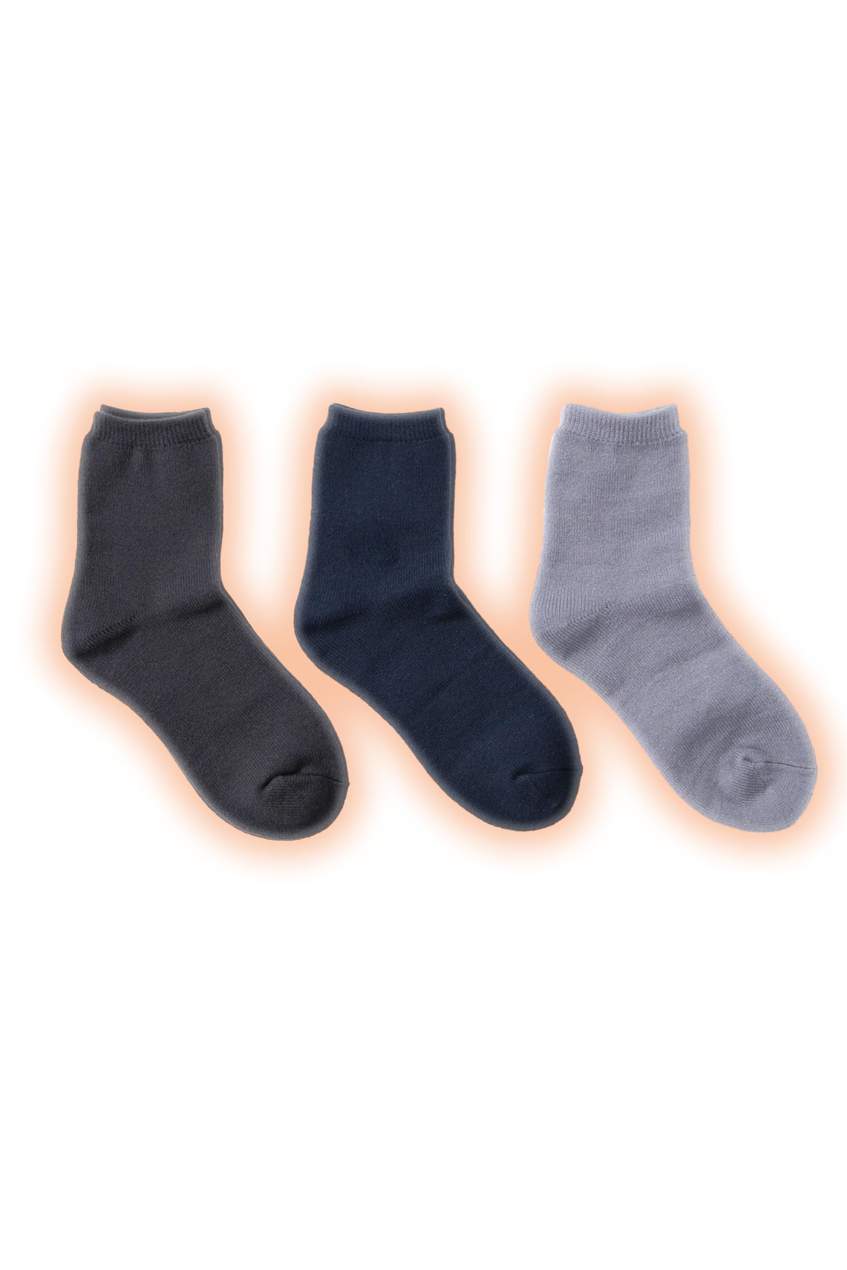 

Hokaron Warm Winter and Pile Sizes Blue and Ash Set of 3 Women s Socks, Moisture-Wicking, Heat-Generating, Antibacterial, Odor-Resistant Socks,
