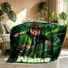 Custom Name Personalized Ben 10 Cartoon Print Blanket, Home Decor, Bedroom, Sofa, Camping, Couch, Gifts for Birthday ChristmasEnthusiasts