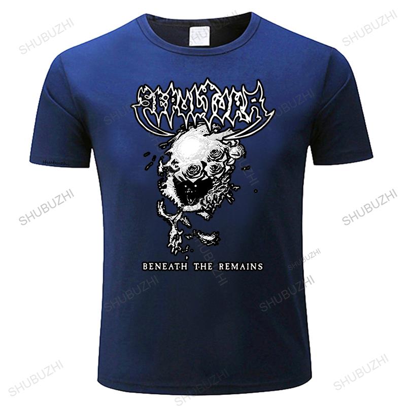 

Роскошная хлопковая футболка унисекс с короткими рукавами, высококачественные футболки, топы, футболка Sepultura Beneath The Remains, футболки унисекс большого размера M