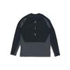 Air Jordan Dri-FIT Colorblock Quick-Dry Crew Neck Long Sleeve T-Shirt Men Tops Black CV2352-010