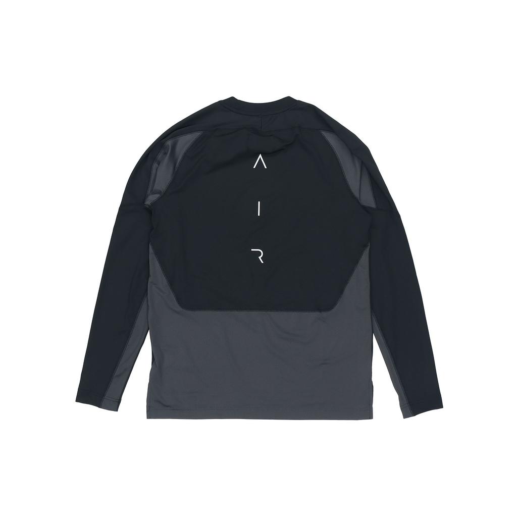Air Jordan Dri-FIT Colorblock Quick-Dry Crew Neck Long Sleeve T-Shirt Men Tops Black CV2352-010