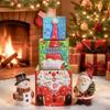 3pcs Snowman Christmas Gift Box Colorful Xmas Decor Funny Paper Candy Box  Holiday Party