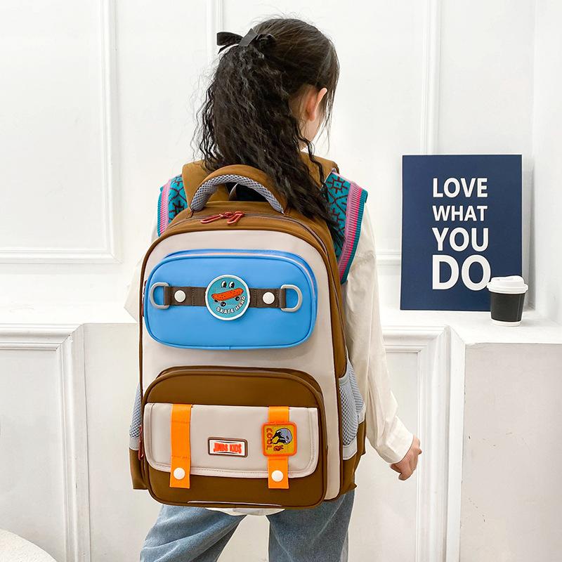 And Eyecatching Modern School Backpack In Vibrant Colors With Supportive System Carrying