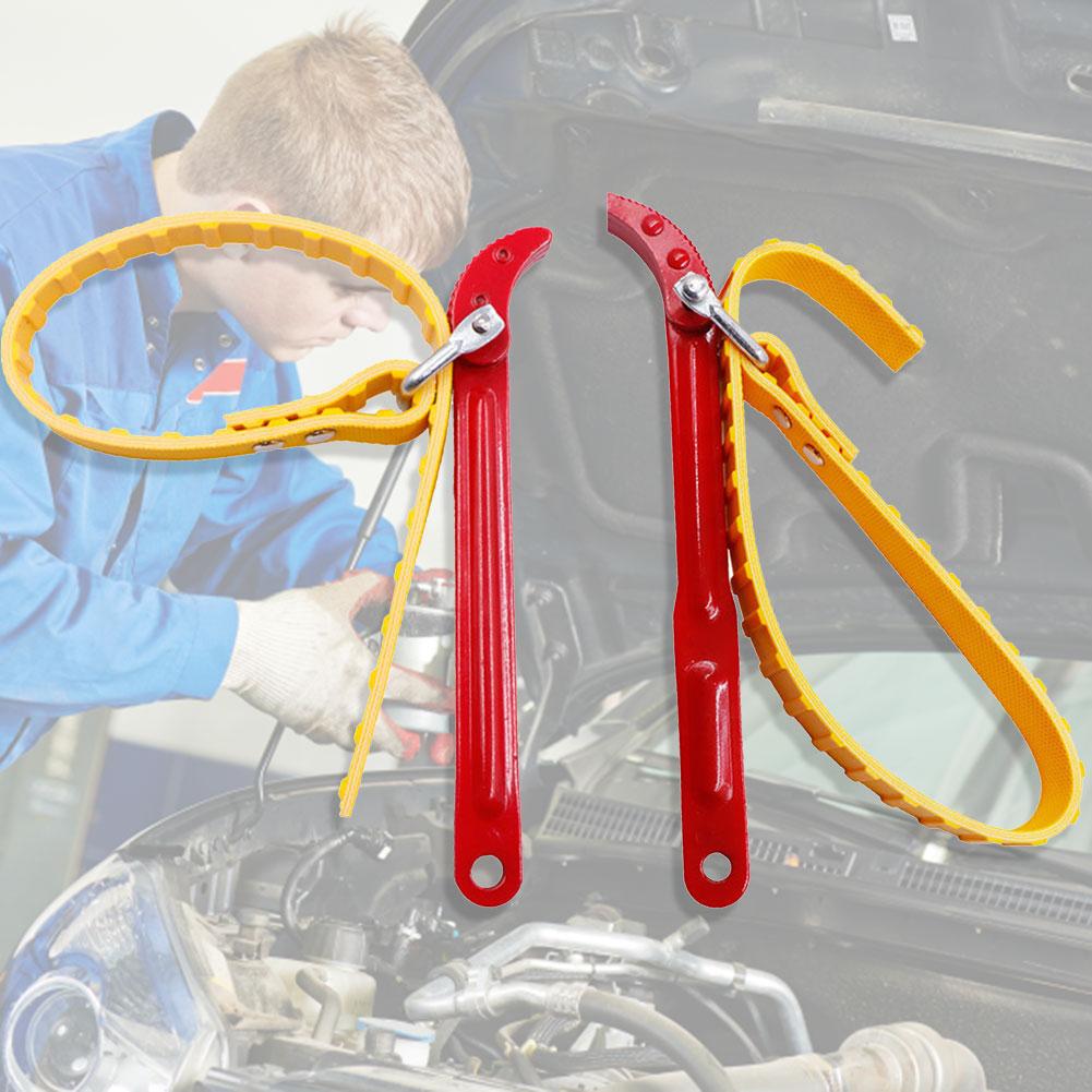 Portable Oil Filter Wrench Opener Wear Resistant Oil Filter Puller Spanner Cartridge Disassembly Tool Car Repair Accessories