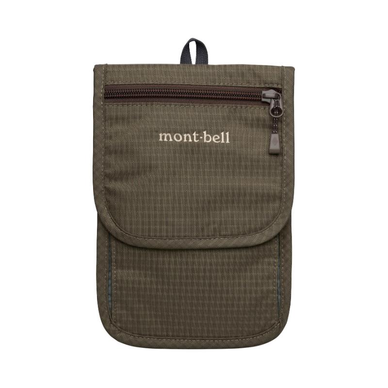 MONTBELL Portable Nylon Wallet Unisex Couple Khaki Brown