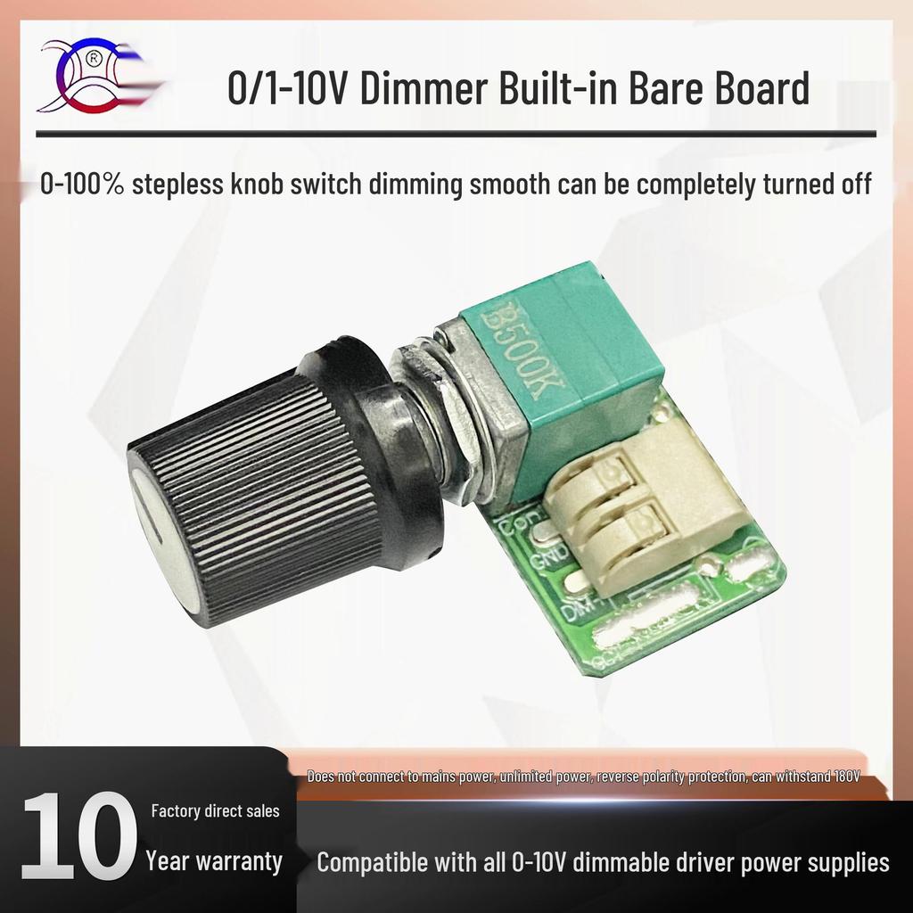 Dimmable 5-24W LED Driver, Flicker-Free, 0-10V Compatible, for Spotlights & Downlights, 5-Year Warranty