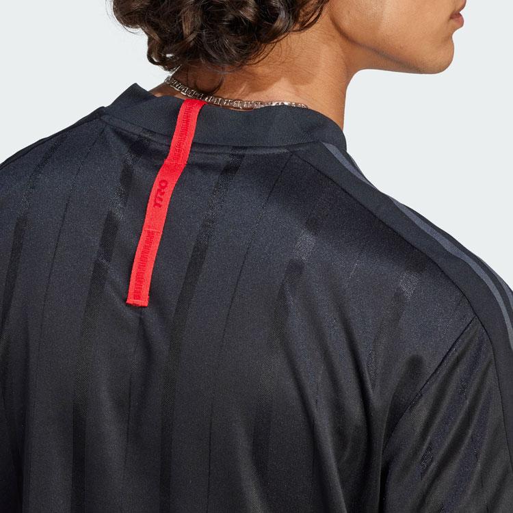 Adidas Tiro Tee Logo Print Athletic Casual Short Sleeve T-Shirt Men Tops Black IQ0895