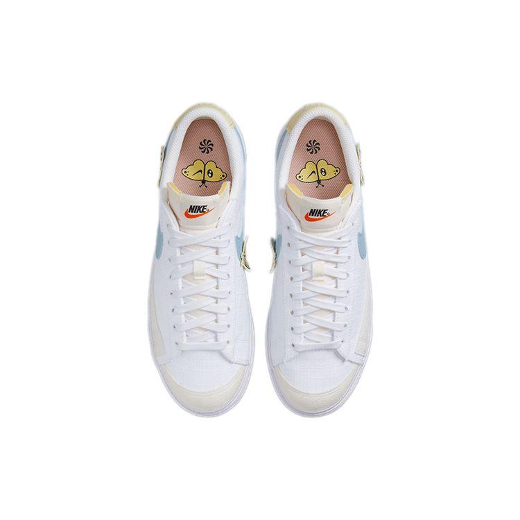 Nike Blazer Low Platform Next Nature Air Sprung Women Sneakers White Pink-Oxford Pale-Ivory DJ6376-100
