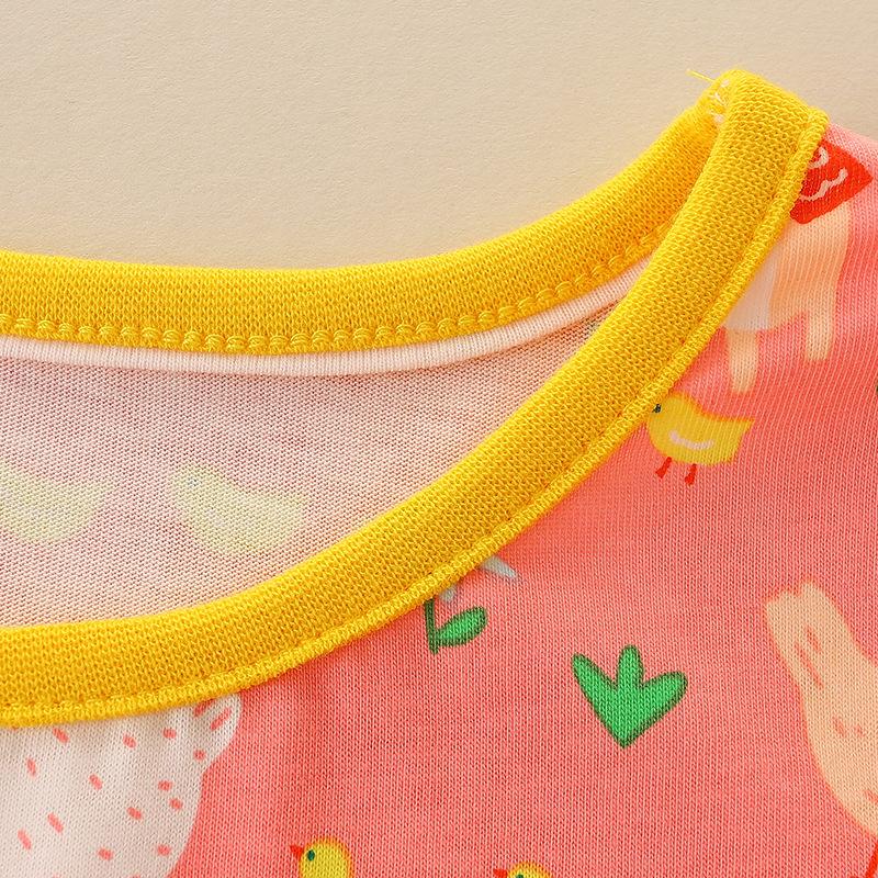 2-7Y Kinder Kleidung Mädchen Langarm Kleid Gestrickte Baumwolle Frühling Herbst Cartoon Rundhals Mädchen Prinzessin Kleider