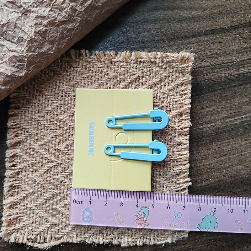 2pc Kroean Good Bright Color Hairpin Hairgrip Hair Clips for Girls Women Kids Childs Vintage Crab for Gift Hair Accessories