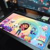 Gabby Dollhouse Color Mouse Pad Large Gaming Table Cushion Non-slip Laptop Tablet Big Mousepad XXL Mat Mini PC Playmat With Lock edge