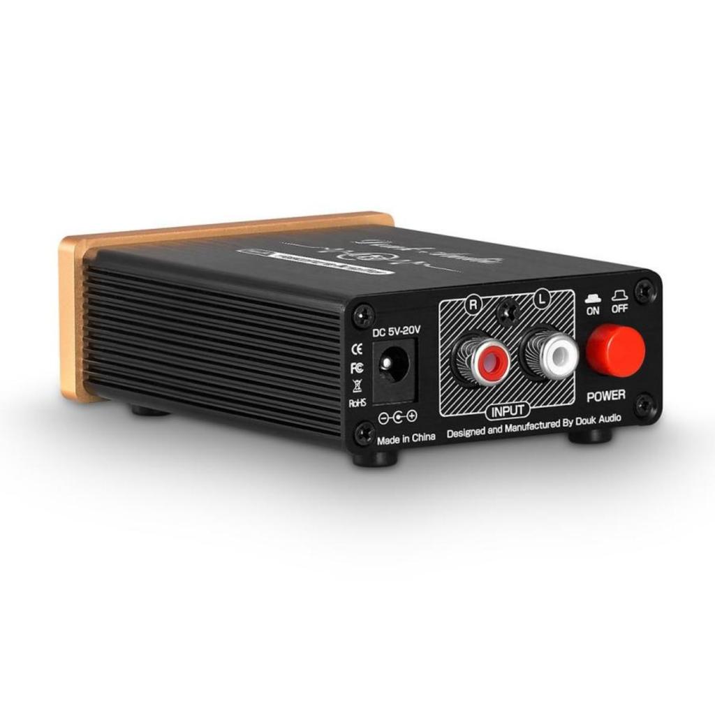 Verbesserter Douk Audio U3 Kopfhörerverstärker, Mini Class A HiFi Kopfhörerverstärker, Desktop Heimstereo-Verstärker, DC5V