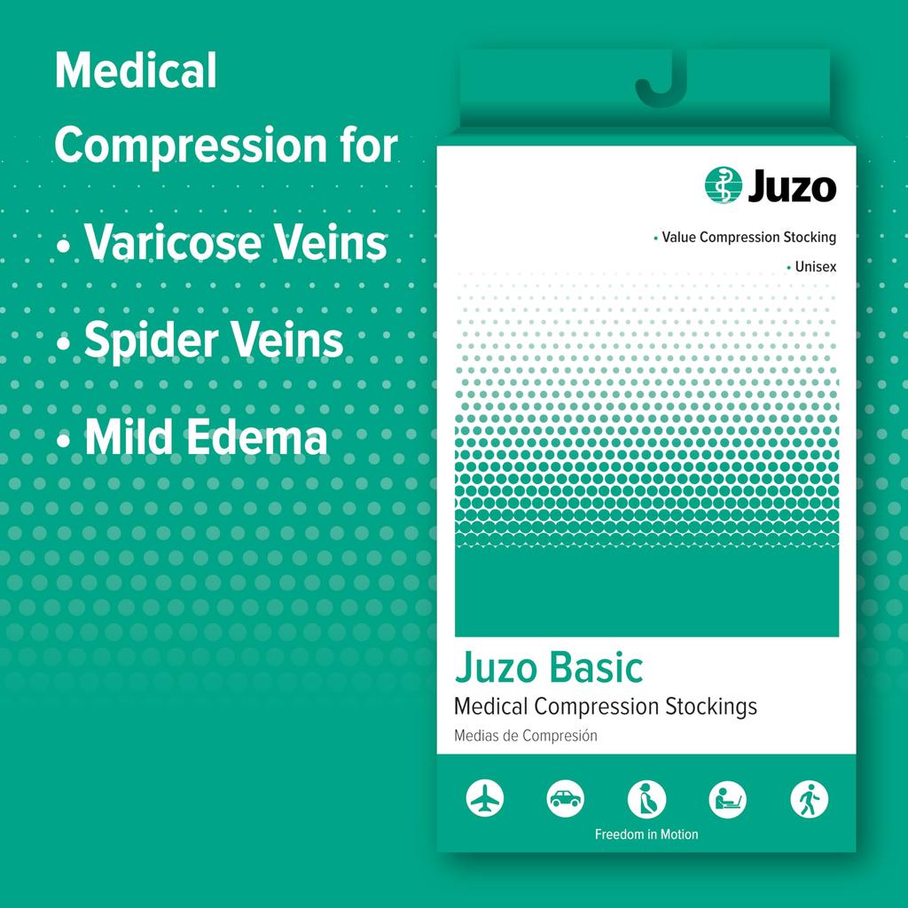 Juzo Basic Kniestrumpf Offen beige von Juzo 20-30mmHg Zehe, III,