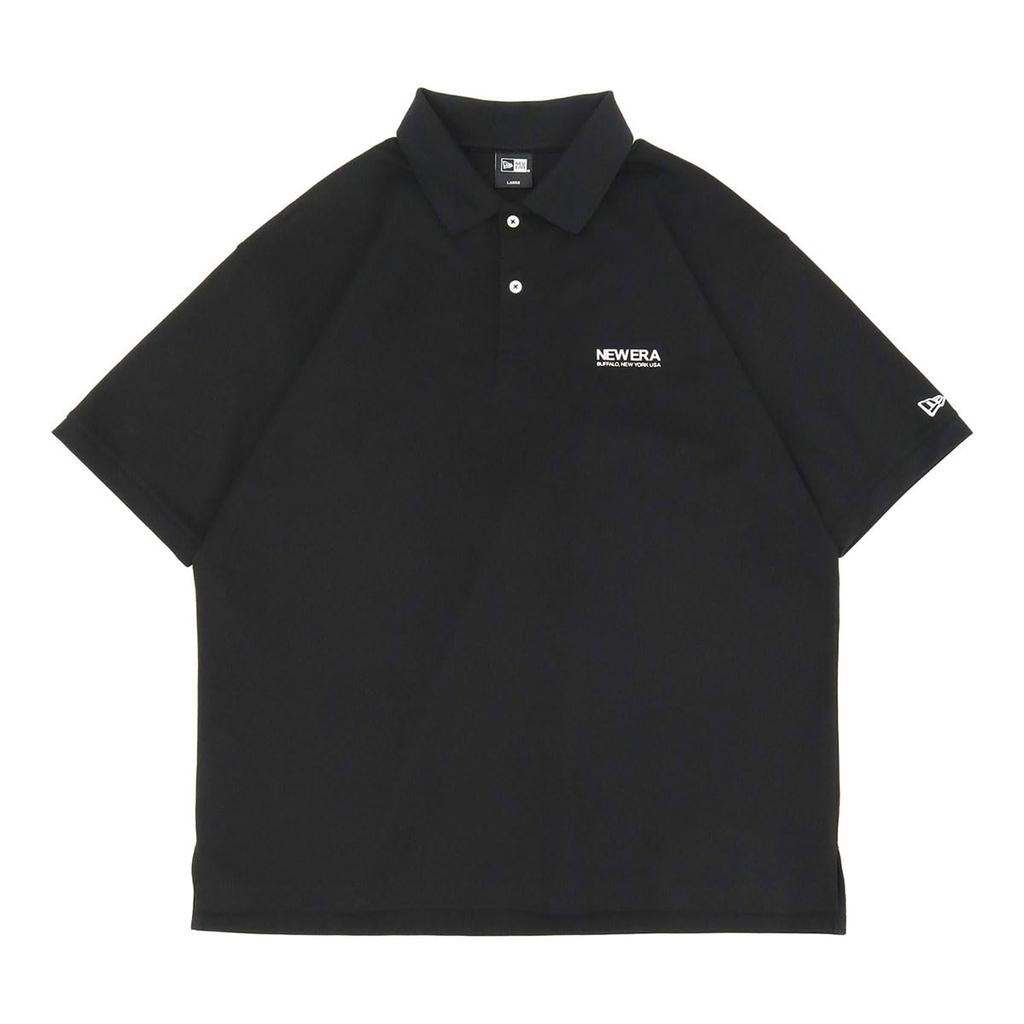 New Era Short Sleeve Polo Shirt Oversized Polo Shirt 14353345 NER35A1217 Black S The Origin ONSPOTZ Exclusive Apparel Oversized New Era Popular Size