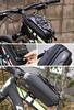 GORIX Top Tube Bag for Large Removable with Cycle Small Item Hard Mount Bicycles, Smartphones, Waterproof, Capacity, MTB-Friendly, One-Touch