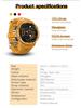 Men's Dual Time Digital Sports Watch with Pedometer