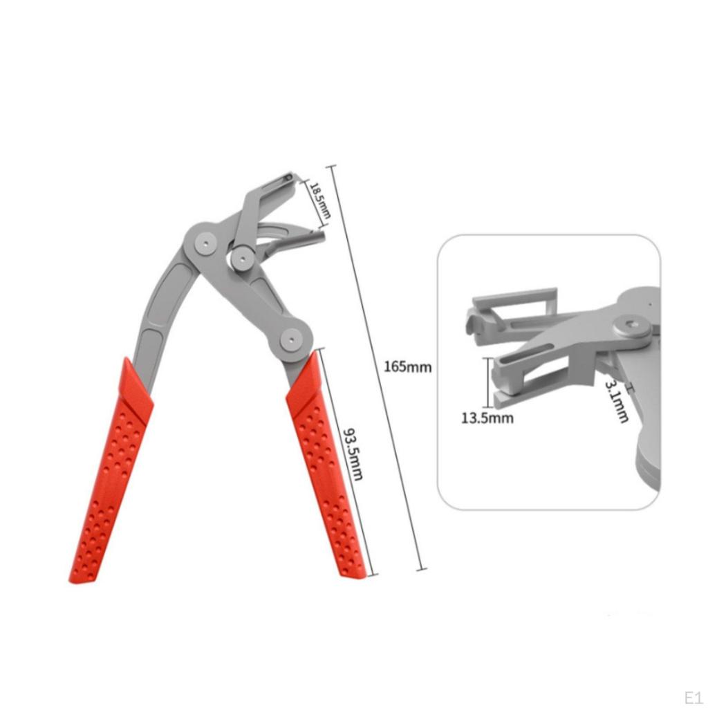 Automotive Clip Removal Tool Ergonomic Handle Vehicle Trim Pliers NonSlip Grip Car Fastener
