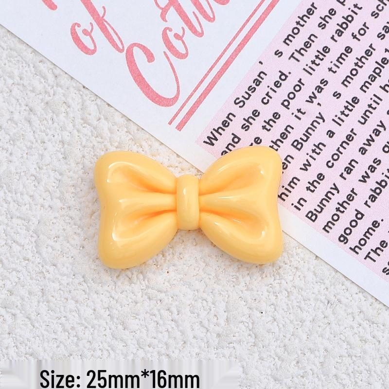 DIY Resin Clog Button Kit: Cute Cartoon Bow, Cream Glue, Hairpin Accessories