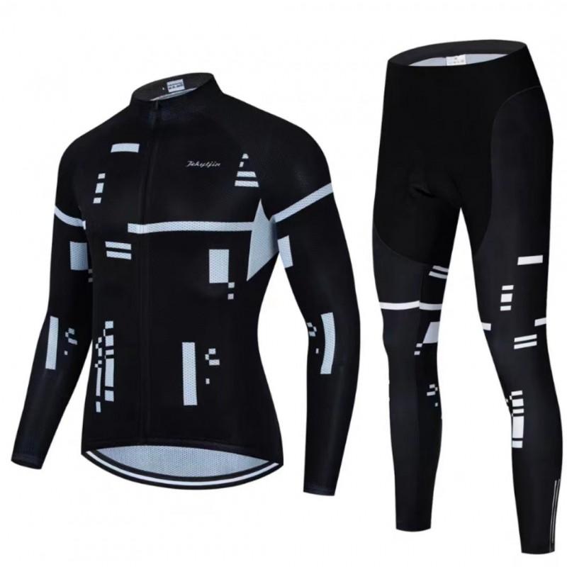 Maglia da Ciclismo Uomo Donna Manica Lunga Traspirante Abbigliamento Performance Ciclismo su Strada Mountain Bike