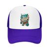 Gym Therapy Vintage Motivation Lette Mesh Baseball Cap Casual Hat Outdoor  For Womens Unisex FeUnisex