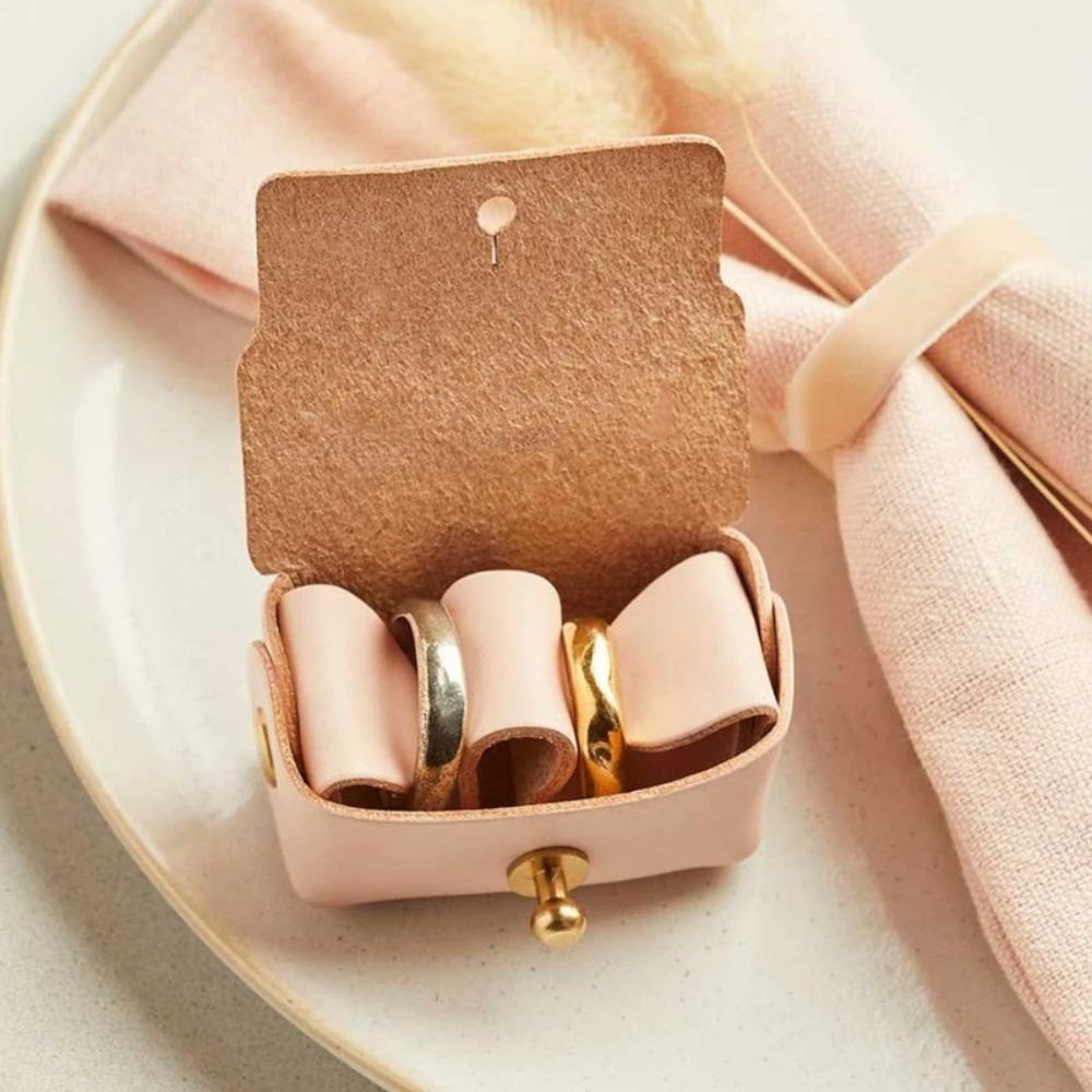 Anti Lost Dog Ring Storage Box Mini Ring Bearer Pouch Creative Jewelry Bag  Pet