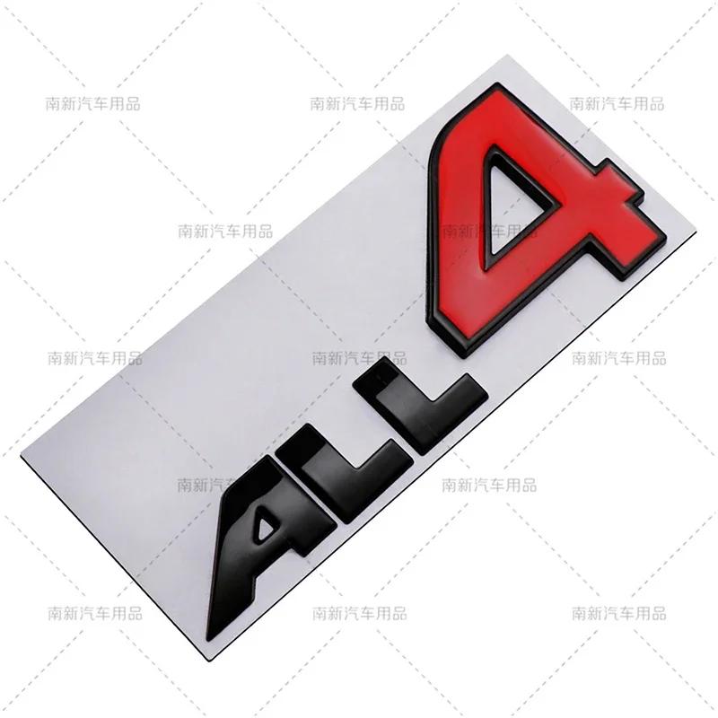 3D Metal Car Styling ALL4 Letters Door Fender Emblem Rear Badge Sticker for MINI R60 R61 F60 F54 R56 R57 Cooper S Countryman