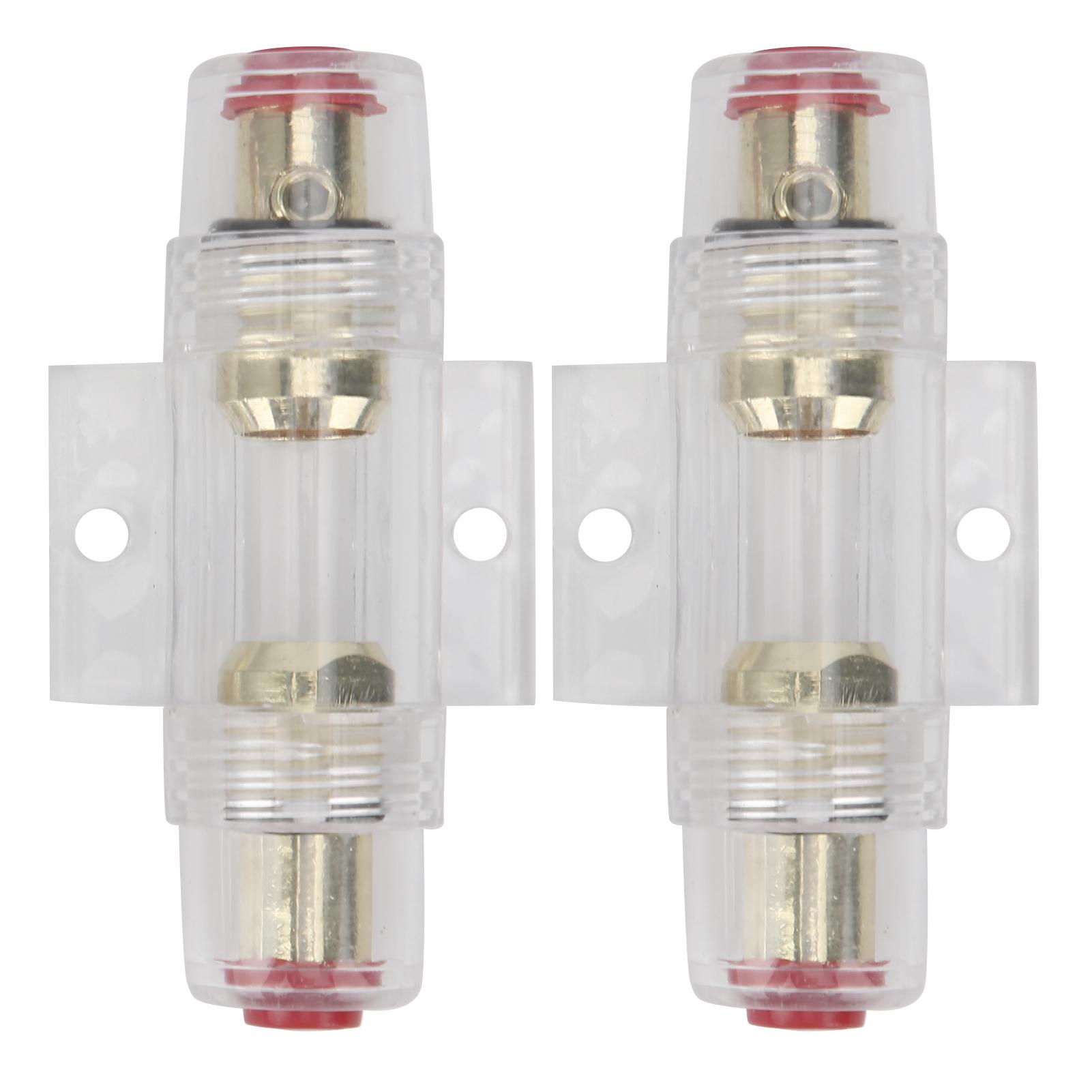 

2 шт. держатель предохранителя для автомобильной аудиосистемы AGU W60A 80A, держатель предохранителя для провода калибра 4, 6, 8, 1224V