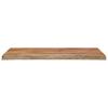Tischplatte 110x40x3,8 cm Rechteckig Massives Akazienholz mit natürlicher Kante