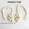 Elegant Curtain Tieback Adjustable Petal Curtain Buckle Sweet Petal Curtain Straps  Bedroom