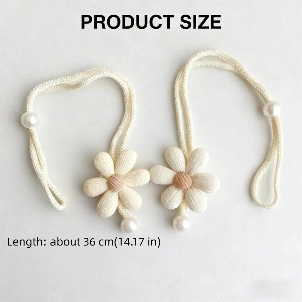 Elegant Curtain Tieback Adjustable Petal Curtain Buckle Sweet Petal Curtain Straps Bedroom